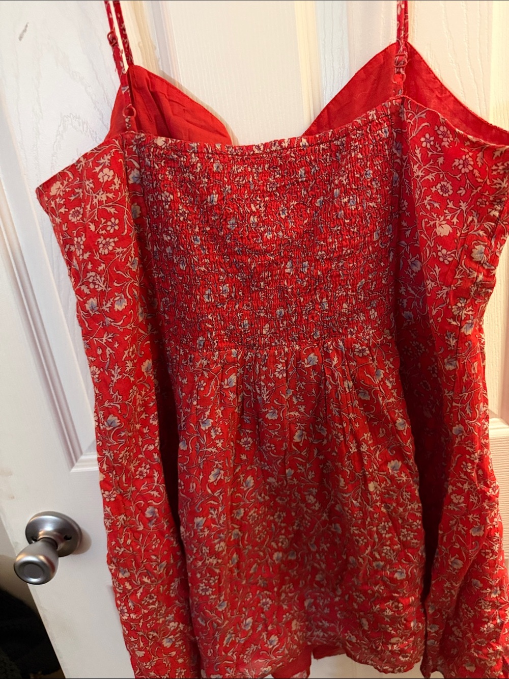 American Eagle Outfitters Red Floral Mini Dress - Picture 6 of 7